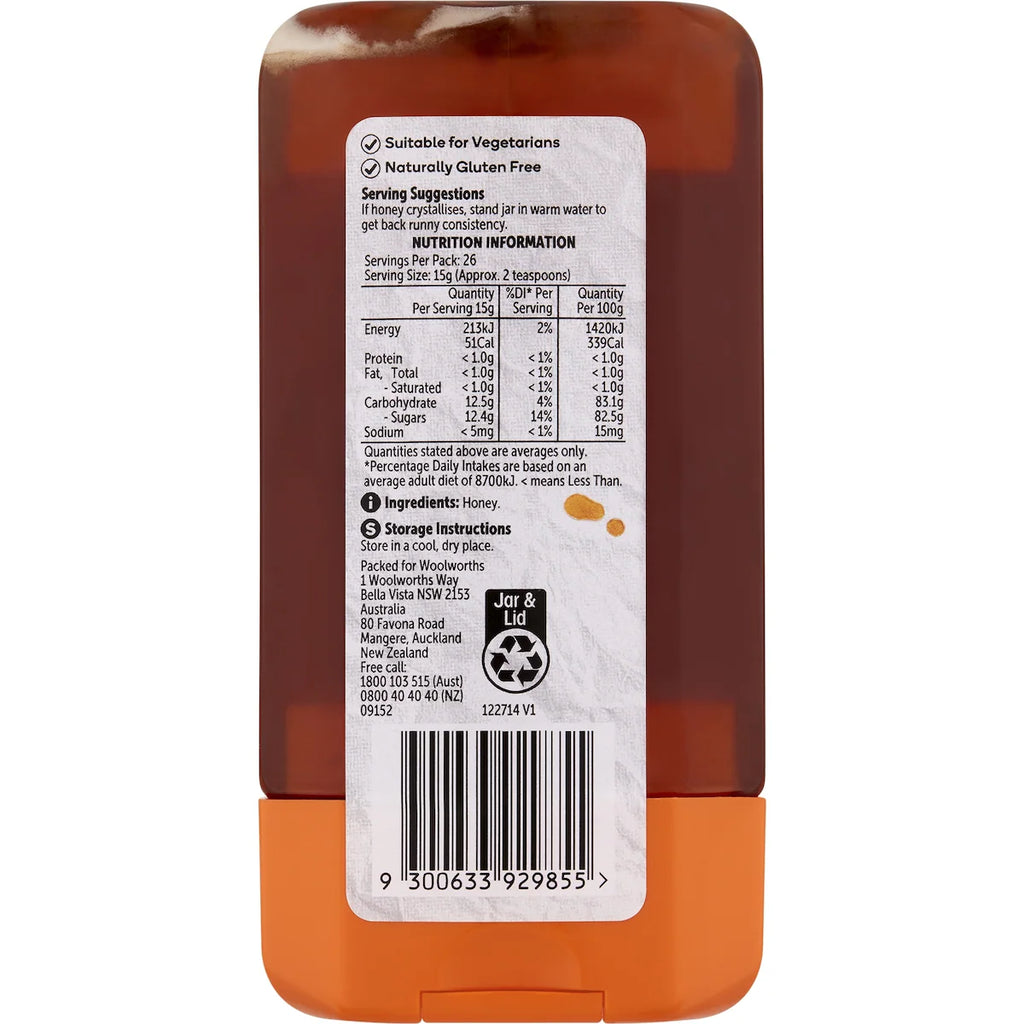 Aussie Nectars Pure Australian Honey 400g