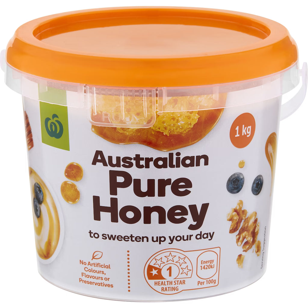 Aussie Nectars Pure Australian Honey Pail 1kg